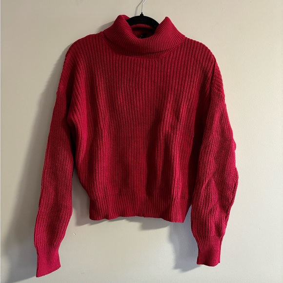 Red Turtleneck - Picture 2 of 9